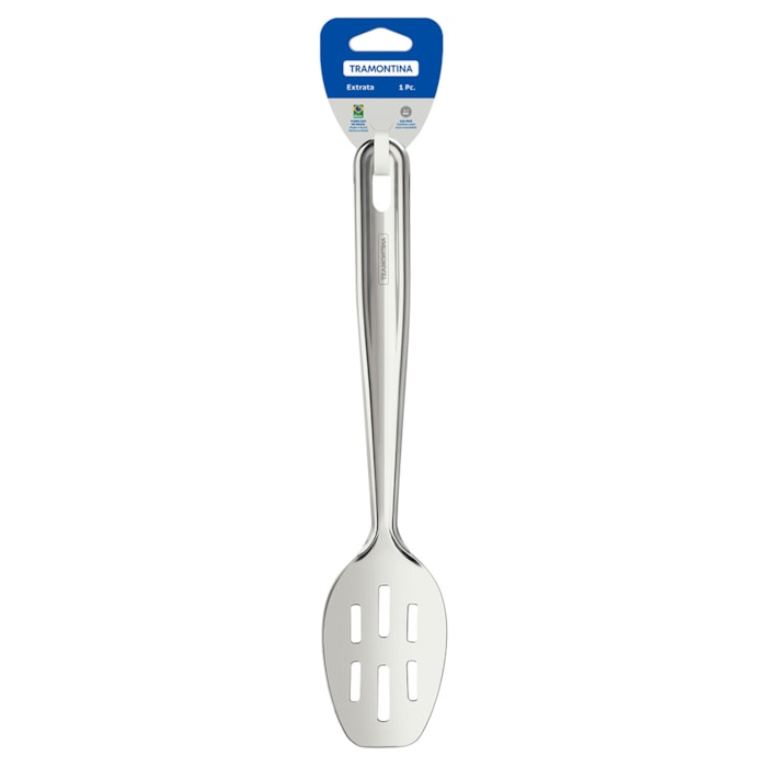 Colher de Arroz Vazada em Inox Prata Extrata Tramontina - 32cm - Madel Home