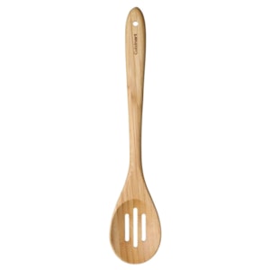 Colher de Servir Vazada em Bambu Natural Greengourmet Cuisinart - 32cm