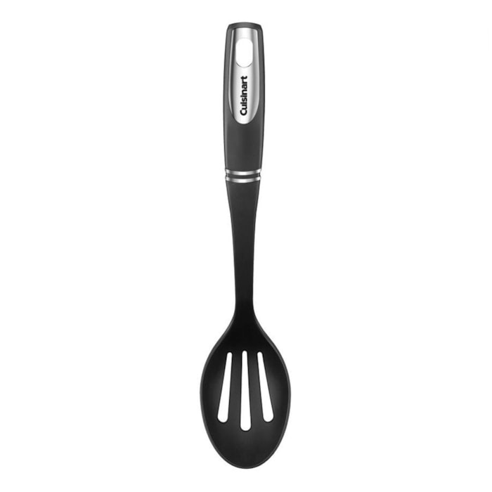 Colher de Servir Vazada em Nylon Preto Cuisinart - 35cm - Madel Home