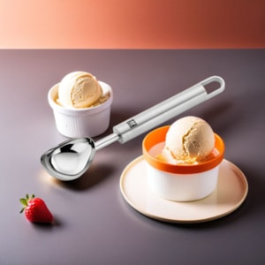 Colher de Sorvete em Inox Prata Zwilling Pro - 22cm