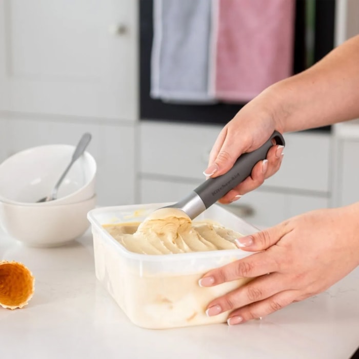 Colher de Sorvete em Zinco Prata KitchenAid - 22cm - Madel Home