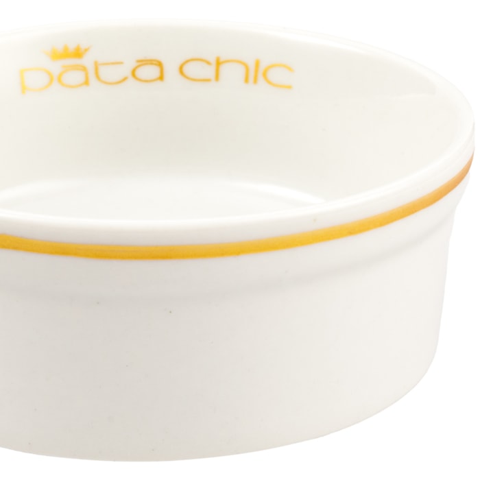 Comedouro Personalizado em Porcelana 12cm Branco - Madel Home