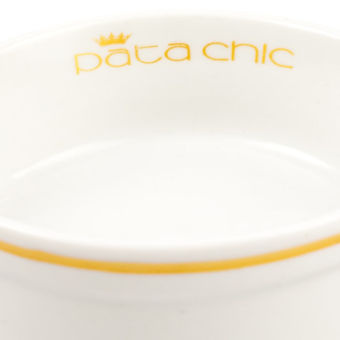 Comedouro Personalizado em Porcelana 12cm Branco - Madel Home
