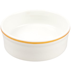 Comedouro Personalizado em Porcelana 15cm Branco