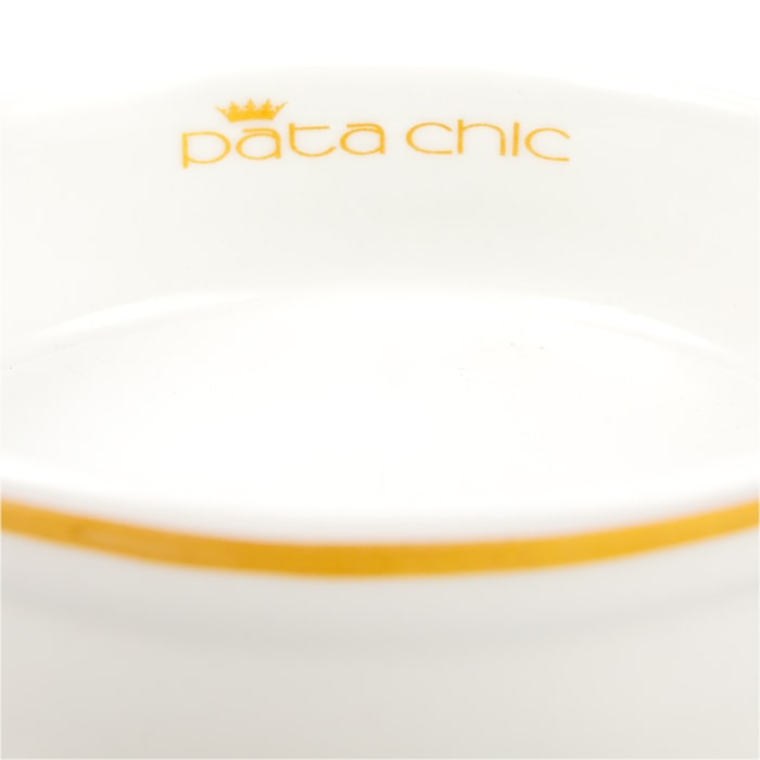 Comedouro Personalizado em Porcelana 15cm Branco - Madel Home