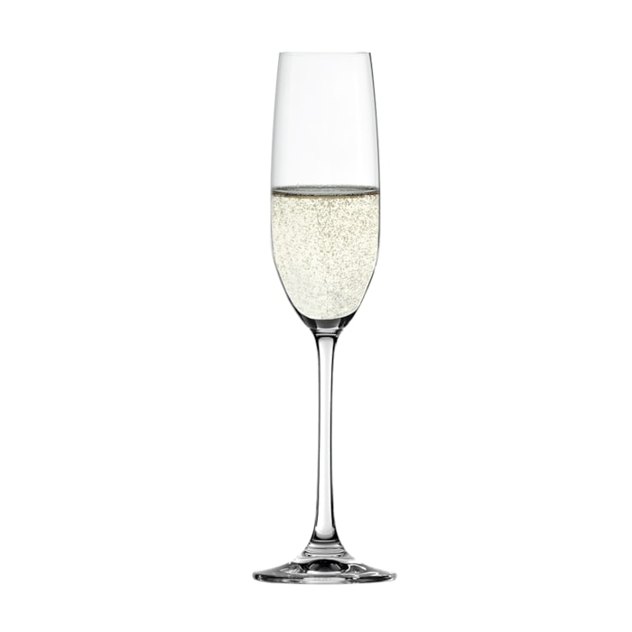 Conjunto 4 Peças Taça Vinho Champagne 210ml Salute Crystal Spiegelau - Madel Home