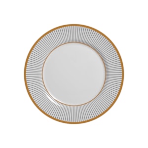 Conjunto 6 Pratos de Sobremesa em Cerâmica Ritz Alleanza - 21cm