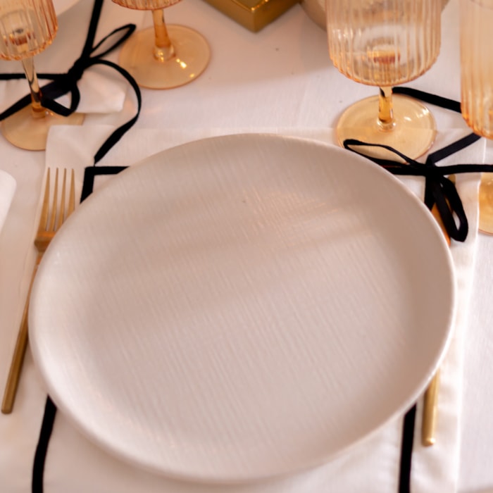 Conjunto 6 Pratos Fundo em Cerâmica Gourmet Alleanza - 25cm - Madel Home