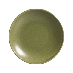 Conjunto 6 Pratos Fundo em Cerâmica Organic Olive Alleanza - 25cm