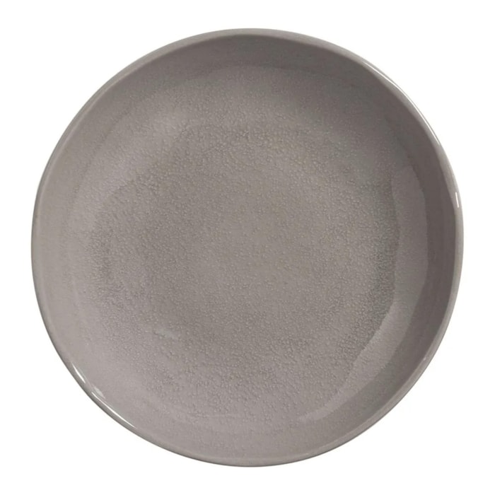 Conjunto 6 Pratos Fundo em Stoneware Bio Bruma Porto Brasil - 25cm - Madel Home