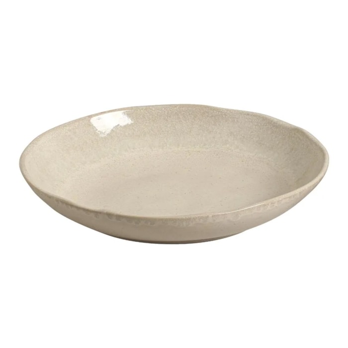 Conjunto 6 Pratos Fundo em Stoneware Bio Sol Porto Brasil - 22,5cm - Madel Home
