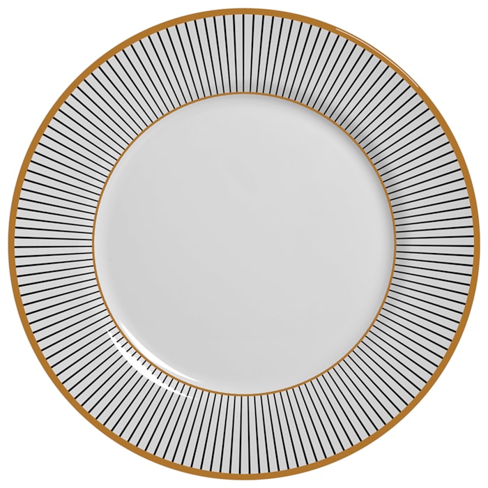 Conjunto 6 Pratos Raso em Cerâmica Ritz Alleanza - 29cm - Madel Home