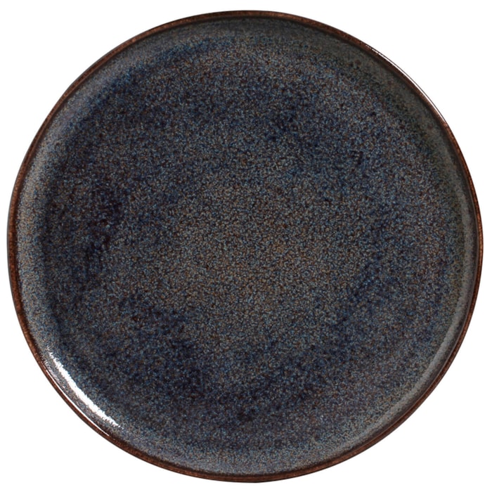 Conjunto 6 Pratos Raso em Stoneware Bio Titanium Porto Brasil - 27,5cm - Madel Home