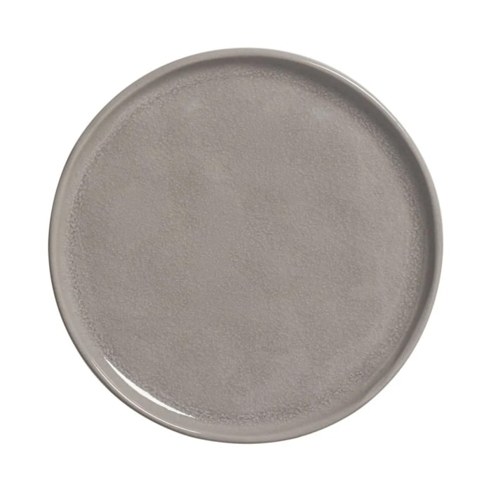 Conjunto 6 Pratos Sobremesa em Stoneware Bio Bruma Porto Brasil - 21,5cm - Madel Home