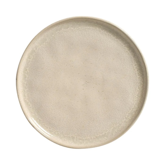 Conjunto 6 Pratos Sobremesa em Stoneware Bio Sol Porto Brasil - 21,5cm - Madel Home
