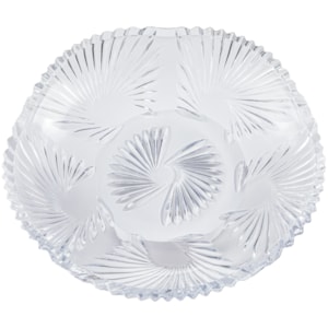 Conjunto 6 Pratos Sobremesa em Vidro Incolor - 17cm