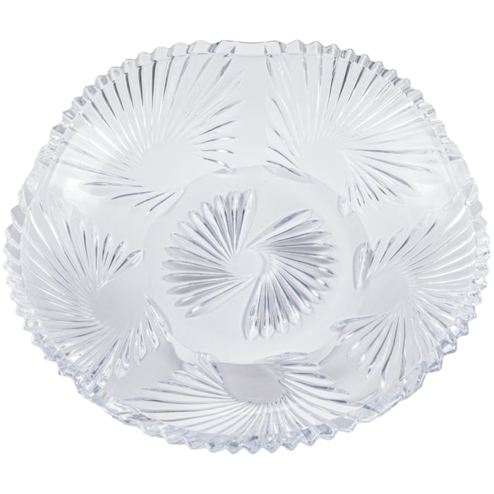 Conjunto 6 Pratos Sobremesa em Vidro Incolor - 17cm - Madel Home