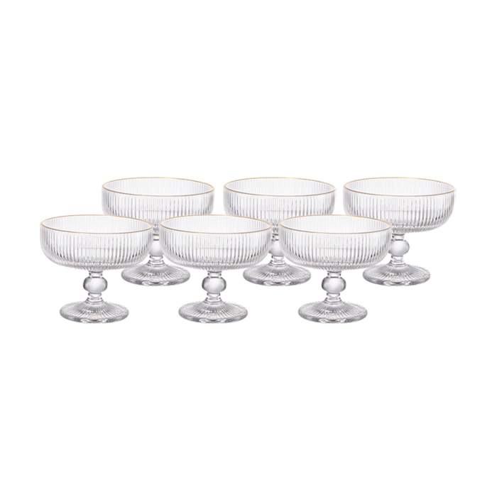 Conjunto 6 Taças para Sobremesa 310ml - Madel Home
