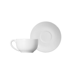 Conjunto 6 Xícaras de Chá em Cerâmica Gourmet Alleanza - 250mL
