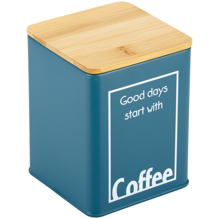 Conjunto Café Chá Açúcar Potti 3 Pçs Verde Tampa de Bambu - Madel Home