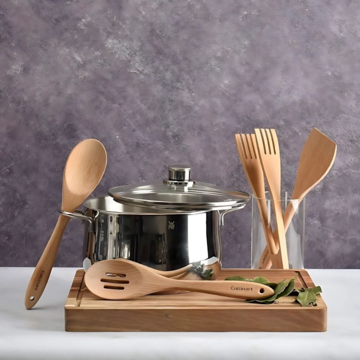 Conjunto Colheres de Servir em Bambu Greengourmet Cuisinart - 2 Peças - Madel Home