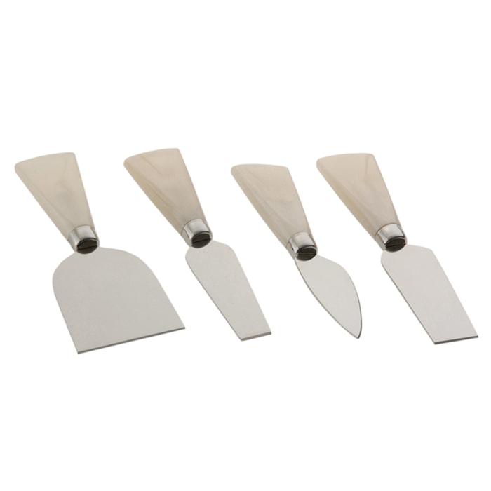 Conjunto de 4 Facas Para Queijo Susa Inox Riva - Madel Home