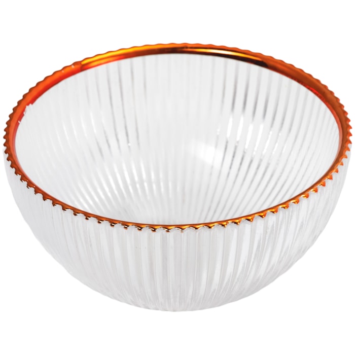 Conjunto de Bowls de Vidro Rosê - 4 Peças - Madel Home