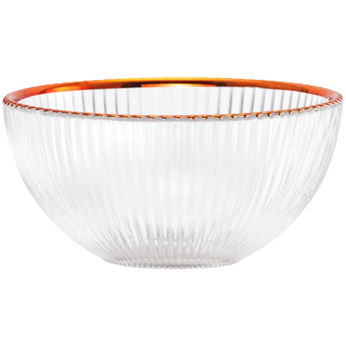 Conjunto de Bowls de Vidro Rosê - 4 Peças - Madel Home