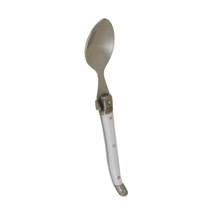 Conjunto de Colheres em Inox Branco Laguiole La Tour - 6 Peças - Madel Home