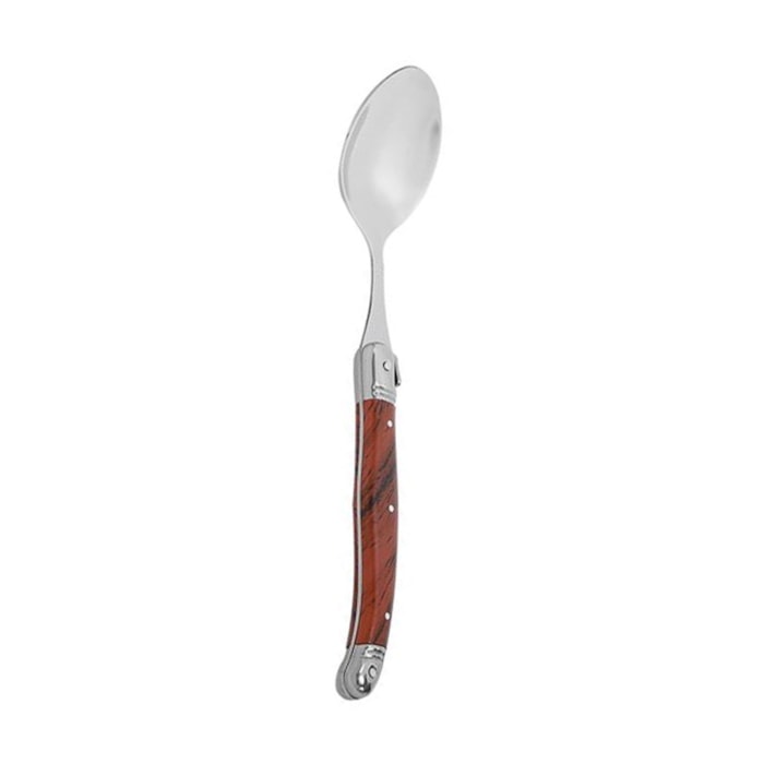 Conjunto de Colheres em Inox Madeira Laguiole La Tour - 6 Peças - Madel Home