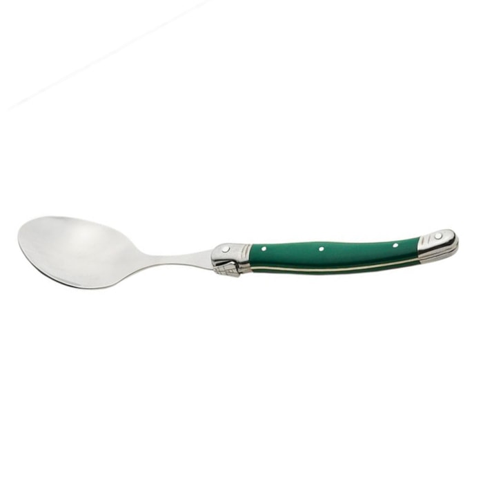 Conjunto de Colheres em Inox Verde Laguiole La Tour - 6 Peças - Madel Home