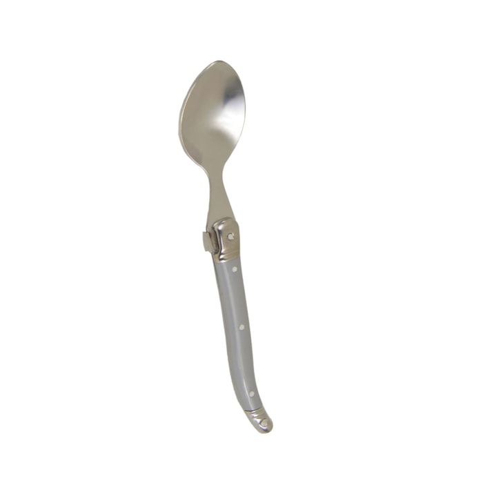 Conjunto de Colheres Sobremesa em Inox Cinza Laguiole La Tour - 6 Peças - Madel Home