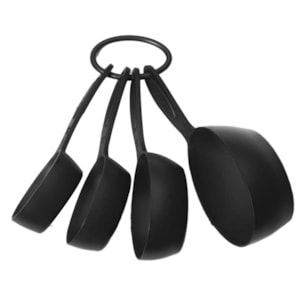 Conjunto de Copos de Medição 4 Peças Plástico Cuisinart Preto