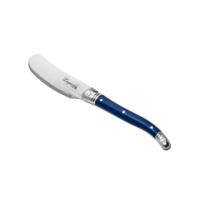 Conjunto de Espátulas para Manteiga e Patê em Inox Azul Laguiole La Tour - 4 Peças - Madel Home