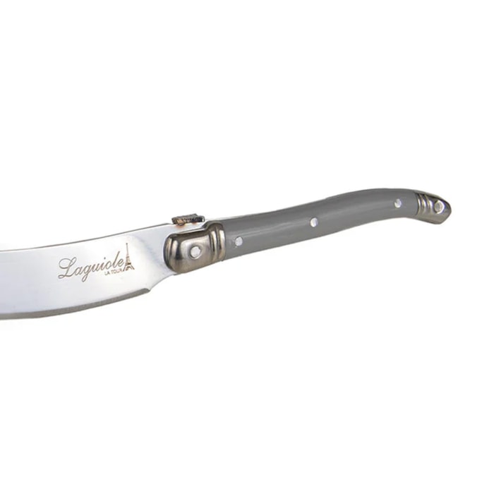Conjunto de Espátulas para Manteiga e Patê em Inox Cinza Laguiole La Tour - 4 Peças - Madel Home