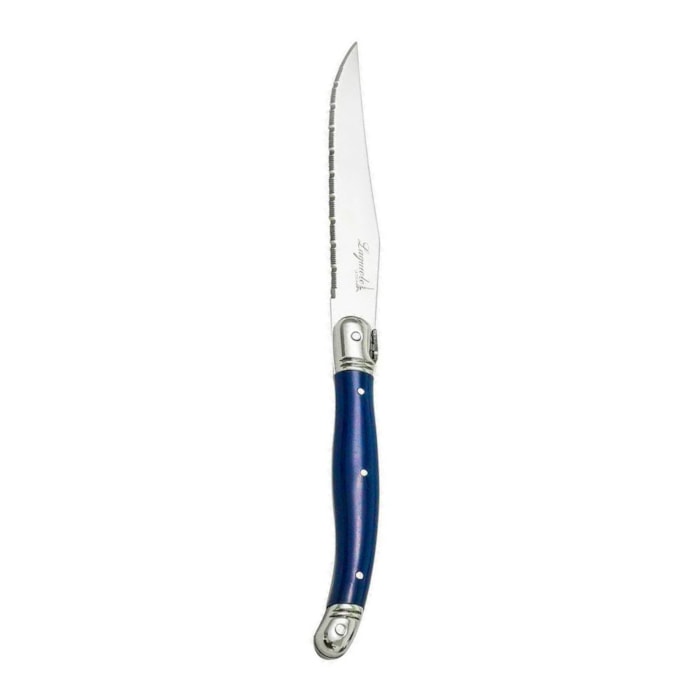 Conjunto de Facas em Inox Azul Laguiole La Tour - 6 Peças - Madel Home