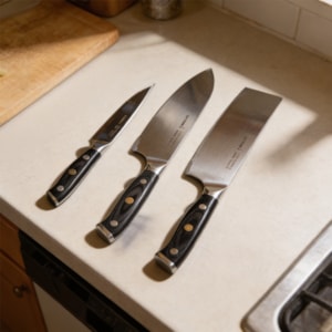 Conjunto de Facas em Inox Preto Laguiole La Tour - 3 Peças