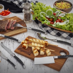 Conjunto de Facas em Inox Preto Laguiole La Tour - 6 Peças