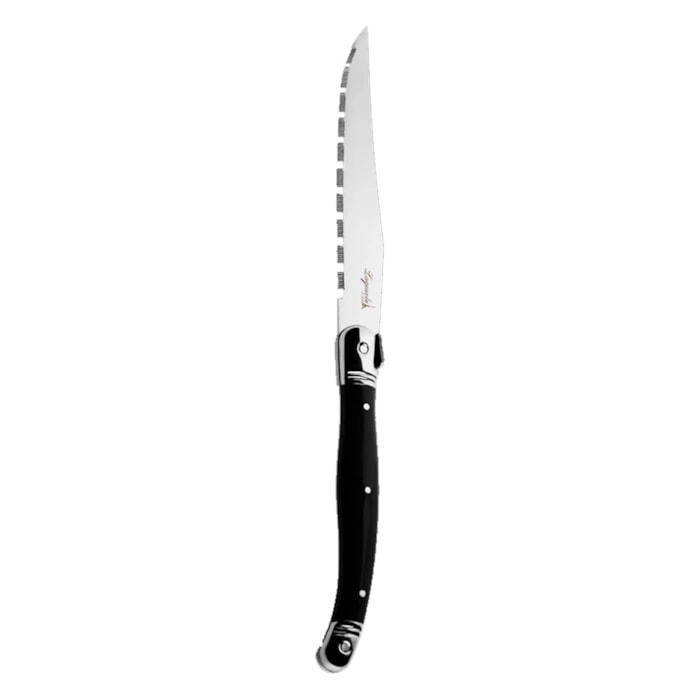Conjunto de Facas em Inox Preto Laguiole La Tour - 6 Peças - Madel Home
