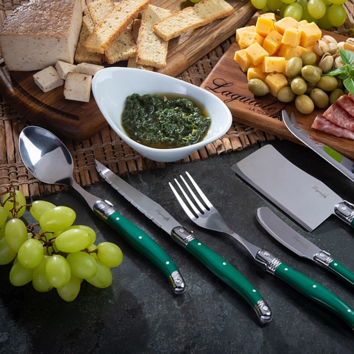 Conjunto de Facas em Inox Verde Laguiole La Tour - 6 Peças - Madel Home