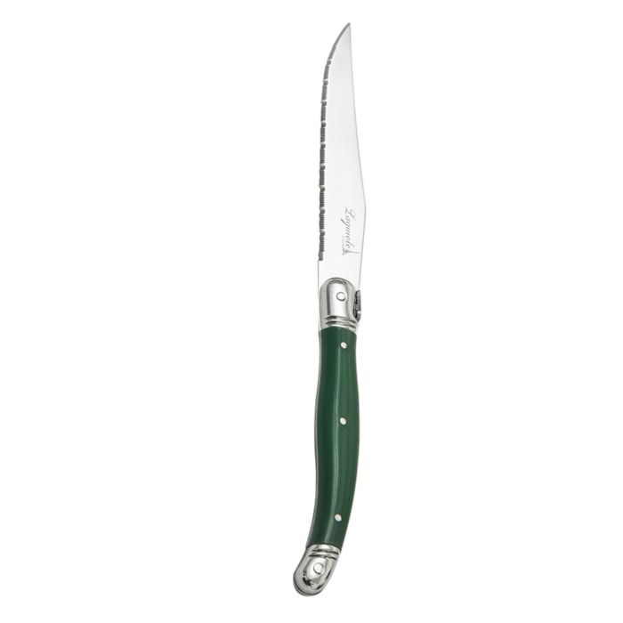 Conjunto de Facas em Inox Verde Laguiole La Tour - 6 Peças - Madel Home