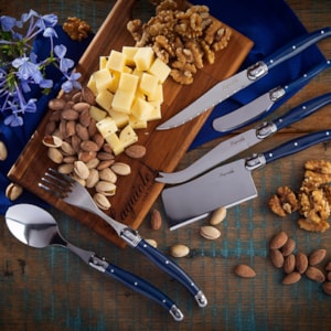 Conjunto de Garfos em Inox Azul Laguiole La Tour - 6 Peças