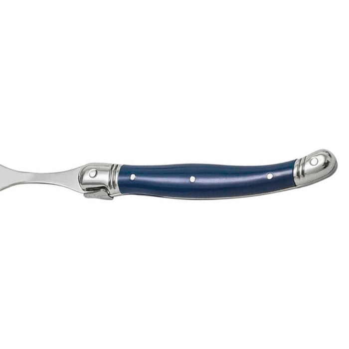 Conjunto de Garfos em Inox Azul Laguiole La Tour - 6 Peças - Madel Home