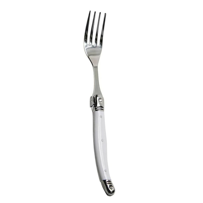 Conjunto de Garfos em Inox Branco Laguiole La Tour - 6 Peças - Madel Home