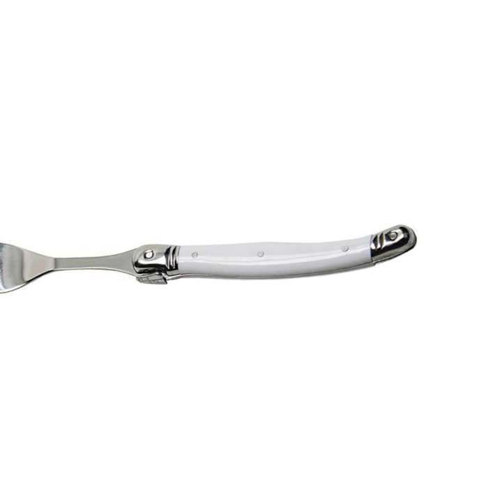 Conjunto de Garfos em Inox Branco Laguiole La Tour - 6 Peças - Madel Home