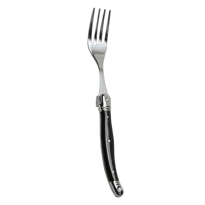 Conjunto de Garfos em Inox Preto Laguiole La Tour - 6 Peças - Madel Home