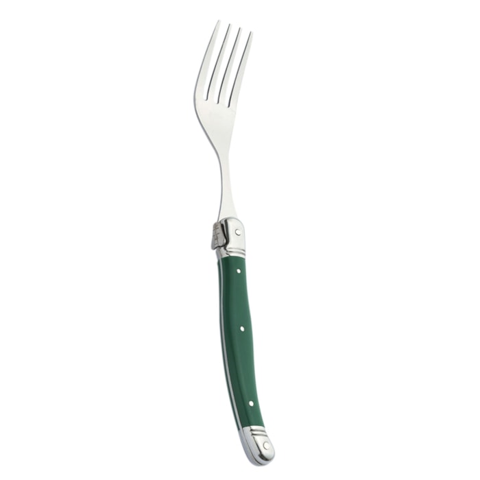 Conjunto de Garfos em Inox Verde Laguiole La Tour - 6 Peças - Madel Home