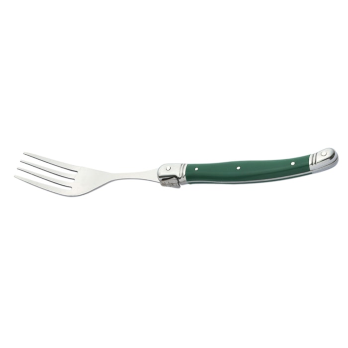 Conjunto de Garfos em Inox Verde Laguiole La Tour - 6 Peças - Madel Home