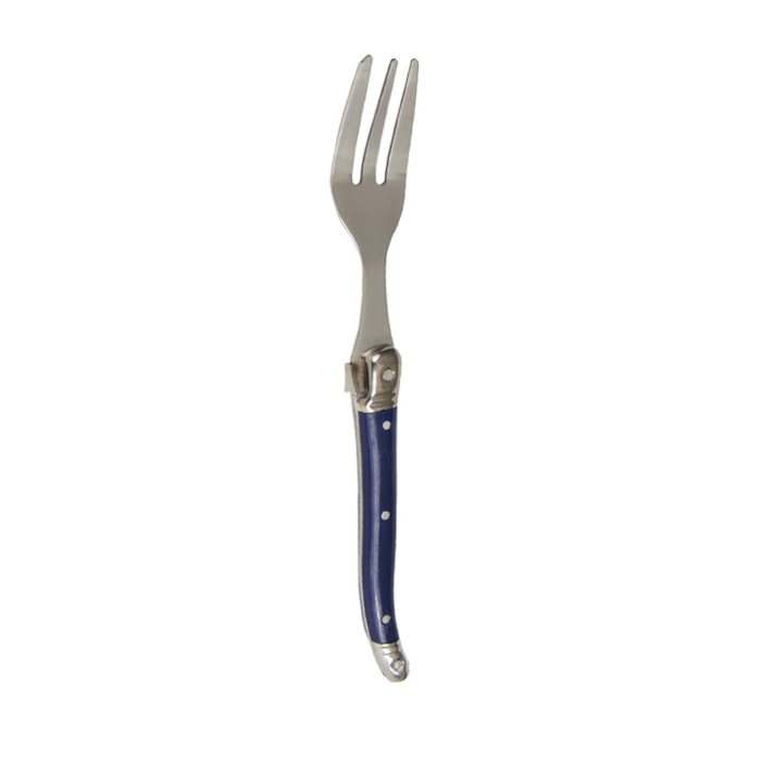 Conjunto de Garfos Sobremesa em Inox Azul Laguiole La Tour - 6 Peças - Madel Home