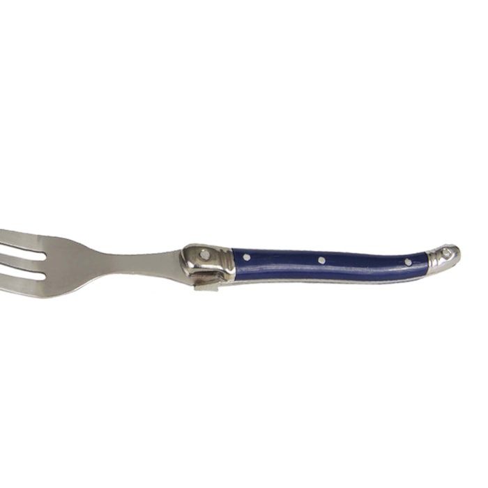 Conjunto de Garfos Sobremesa em Inox Azul Laguiole La Tour - 6 Peças - Madel Home